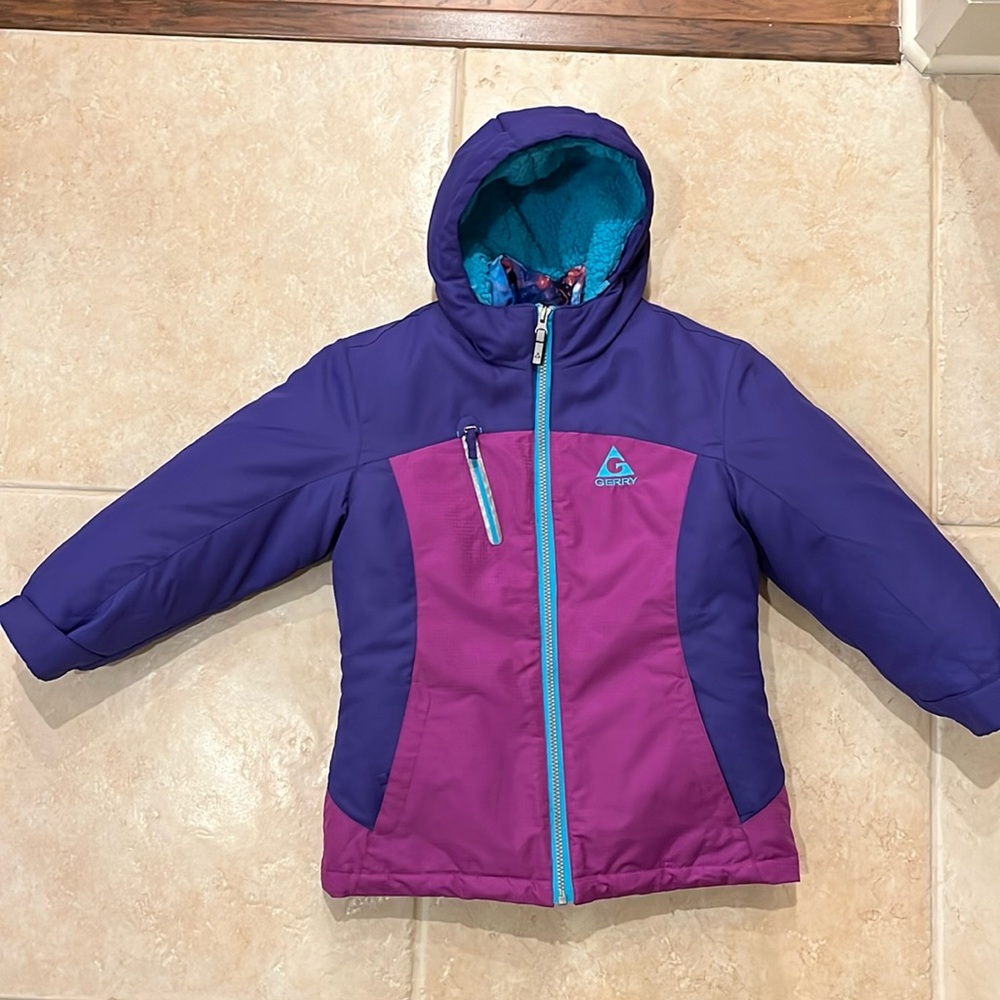 Gerry Weber Purple and Pink Kids Puffer Jacket